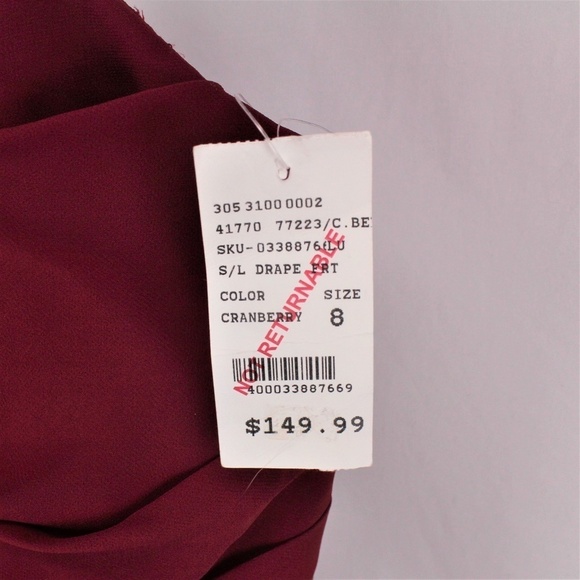 NWT Red Woman Maxi Dress Size 8 ! - Picture 4 of 4